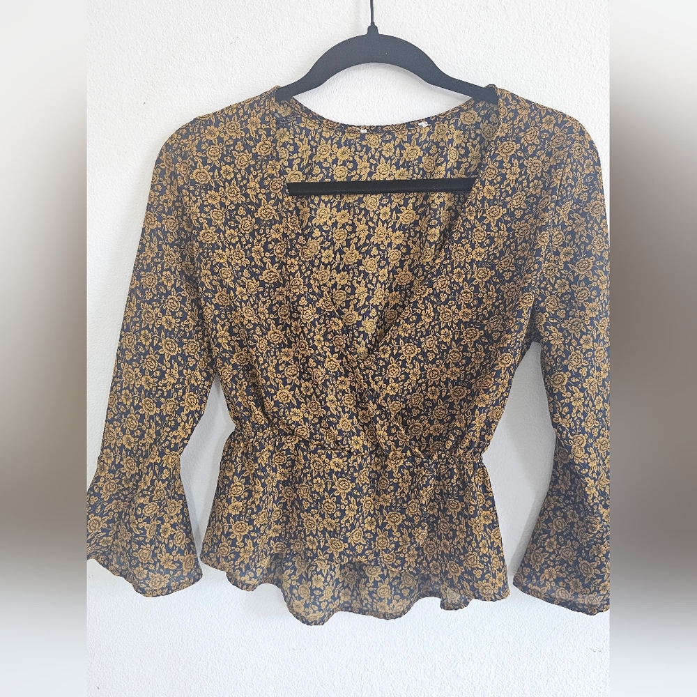 Floral Long Sleeve Blouse